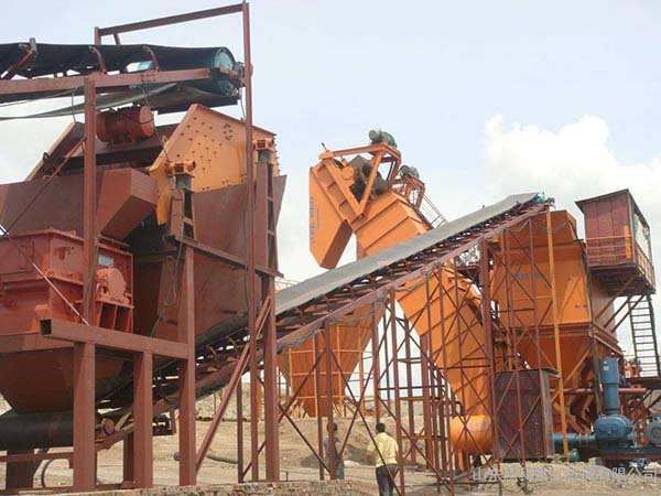 山东洗煤机械实物图